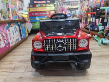 Police ride on jeep